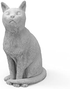 Küçük oturmak Kedi Manken / Heykel / Ekran / Sanat (6 inç)