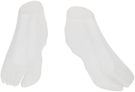 shamjina 2X Çift Sert Plastik Ayak Manken Ayak Modeli Çorap Ayakkabı Ekran Tutucu