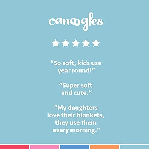 Çocuklar için Canoogles Unicorn Giyilebilir Kapşonlu Battaniye, Battaniye Kapüşonlu, Yumuşak, Rahat Kapüşonlu Polar Battaniye,