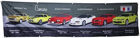 Chevrolet Camaro GEN Evrim Bayrağı 2x8 ft afiş