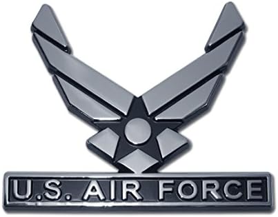ABD Hava Kuvvetleri Kanatları Krom Oto Amblemi