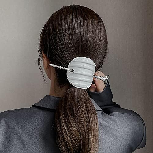 PENYU Bantlar Geometrik Headdress Hanfu Şapkalar Disk Saç Çin Tarzı Metal Kadın Saç Çatal Tokalar Deri Saç Sopa Saç Aksesuarları