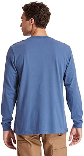 Timberland PRO Erkek Taban Plakası Karışımlı Uzun Kollu T-Shirt