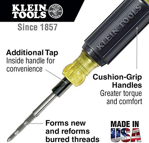 Klein Tools 626 Kılavuz Çekme Aleti, 6'sı 1 arada, Yastık Tutacağı