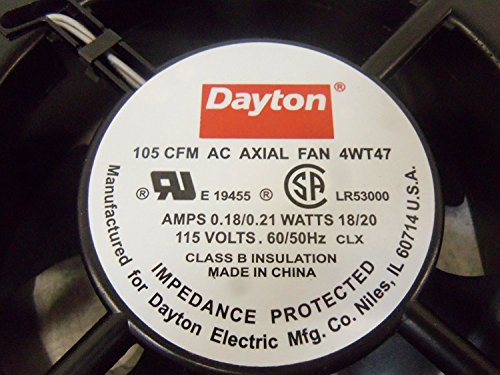 Dayton 4WT47 Fan, 105 CFM, 115 V