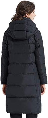 Orolay kadın Kapşonlu Aşağı Ceket Uzun Kış Ceket