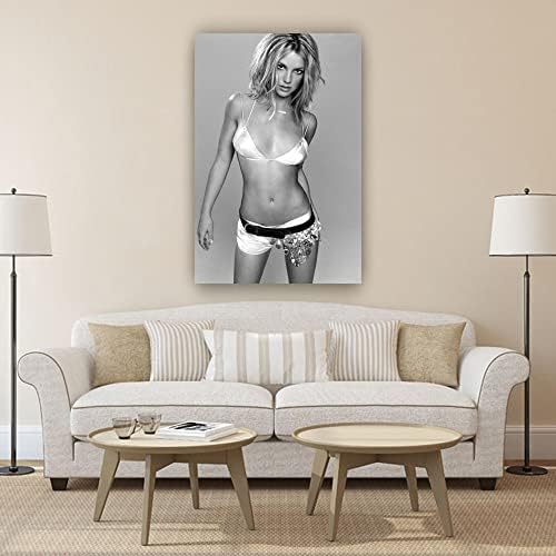 Ünlü Klasik Ünlü Britney Spears Aktris Retro Poster Dekor Odası Tuval Duvar Sanatı Baskılar Fotoğraf Ev Yapıt Yatak Odası Giclee