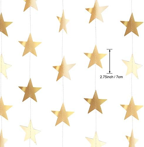 130 Ayaklar Glitter Yıldız Kağıt Garland Banner Asılı Dekorasyon Mezuniyet Sınıfı için 2022 Tebrikler Grad Düğün Doğum Günü