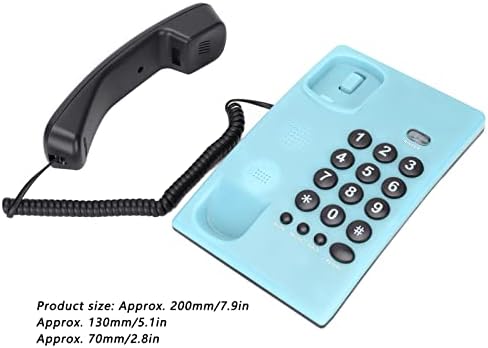 PUSOKEİ Sabit Telefon, Tak ve Çalıştır, Çift Manyetik Ahizeli Çok Kablolu Telefon, Pilsiz, Ofis Oteli için Kablolu Telefon