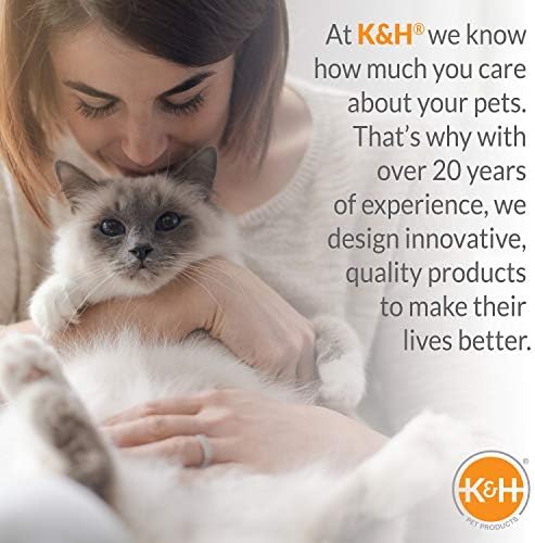 K & H Evcil Hayvan Ürünleri Çok Kitty A-Frame Açık Kitty House Kedi Barınağı ısıtmalı veya Isıtılmamış