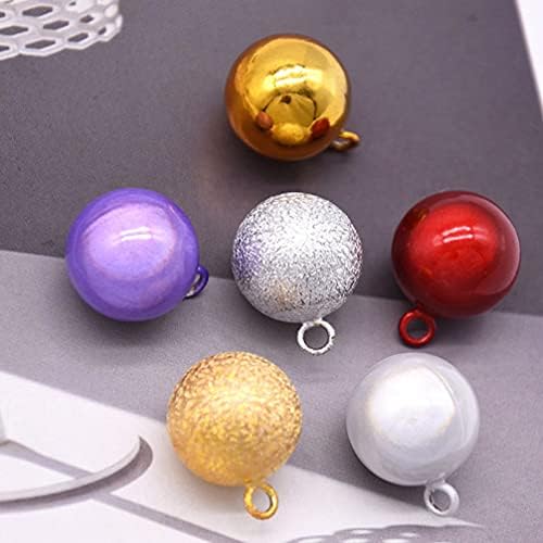 Happyyamı 4 Pcs Küçük Noel Bells Mini Zanaat Çan Japon Su Çan Servet Jingle Bells Takı Bells Charms için DIY Noel Ağacı Sırt