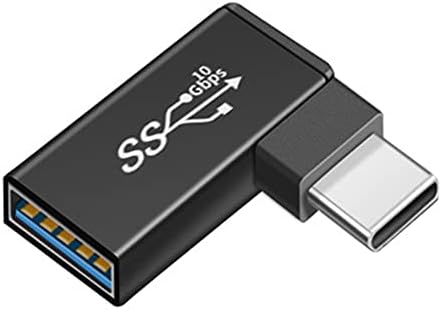 OTG Adaptör USB 3.0 Erkek Tip C Dişi Dönüştürücü 10 Gbps Tip C USB3. 0 90 Derece Açılı USB C OTG Konnektör