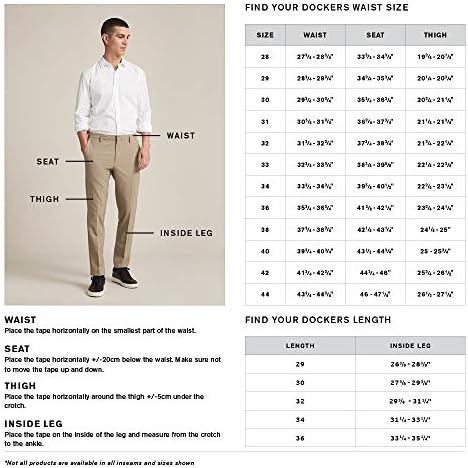 Dockers Erkek Klasik Fit İş Günü Haki Akıllı 360 ESNEK Pantolon (Standart ve Büyük Boy)