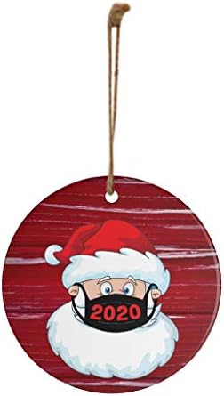 Yamart Merry Christmas Süsler Hediye, 2020 Noel Süsler Sevimli Noel Baba Tatil Giyen Yüz Bandanalar Süslemeleri Asılı Süsleme