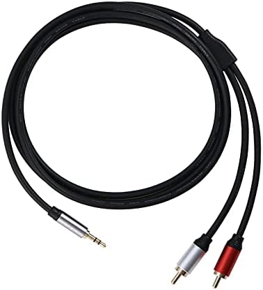 Konnektörler ses dağıtıcı kablosu 3.5 mm-3.5 mm Dişi-2 Kulaklık Mikrofon Yardımcı Ses Kabloları Aux Uzatma Kablosu - (ABD,