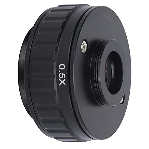 Mikroskop Adaptörü, 38mm C Mount Lens Adaptörü Laboratuvar için Endüstri için Biyoloji için Güvenilir 0.5 X