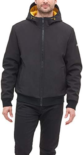 DKNY erkek Softshell Kapşonlu Bombacı Ceket