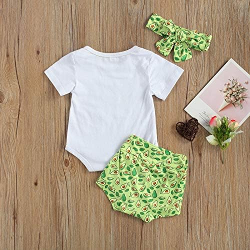 Yenidoğan Bebek Kız Yaz Kıyafetler Mektup Kısa Kollu Bodysuit Romper Tops Çiçek Şort Pantolon 3 Parça Giysi
