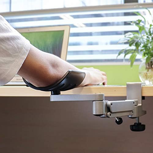 Lancoon bilgisayar masası Kol Bilek Dinlenme Desteği, ergonomik Ayarlanabilir Kol Dayama Pedi Takılabilir Masa Genişletici