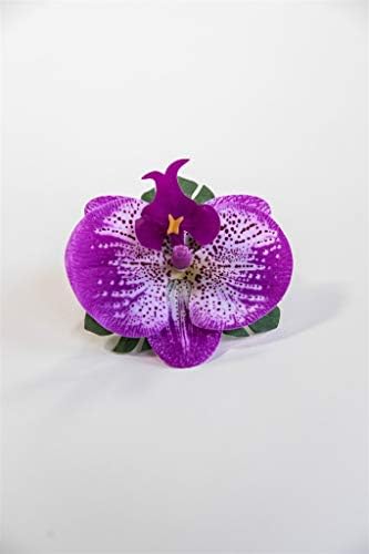 Dekor Mor Orkide Çiçek Gerçek Dokunmatik Duş perde kancası Aksesuar veya Yüzük Aksesuar Süslemeleri için Banyo
