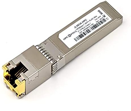 Aruba Uyumlu JL563A 10GBASE-T Bakır SFP + Alıcı-verici / 10G-TX RJ-45 30 m JL563A-HPC