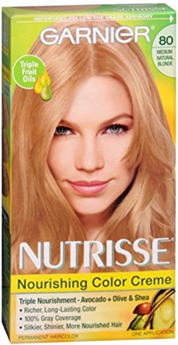 Garnier Nutrisse Haircolor - 80 Butternut (Orta Doğal Sarışın) 1 Adet (2'li Paket)