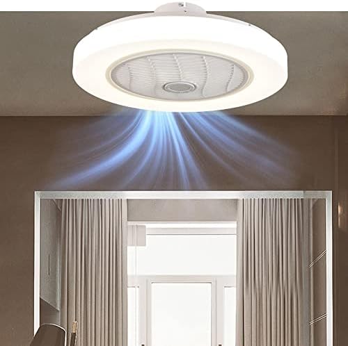 SDFDSSR 50 cm Dim LED tavan vantilatörü ışık uzaktan kumanda fanı ile aydınlatma ayarlanabilir tavan ışık ile Fan LED hava