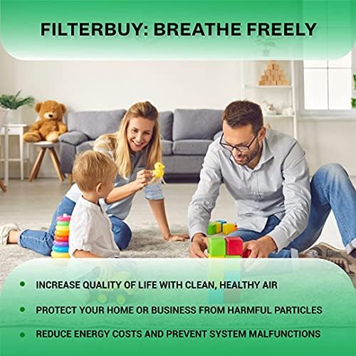 Filterbuy 18x30x1 Hava Filtresi MERV 11, Pileli HVAC AC Fırın Filtreleri (4'lü Paket, Altın)