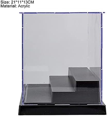 NUZYZ Vitrin, Vitrin için Son Derece Şeffaf Koleksiyonu Ekran Akrilik Ekran Depolama Küp Vitrin Modeli Siyah