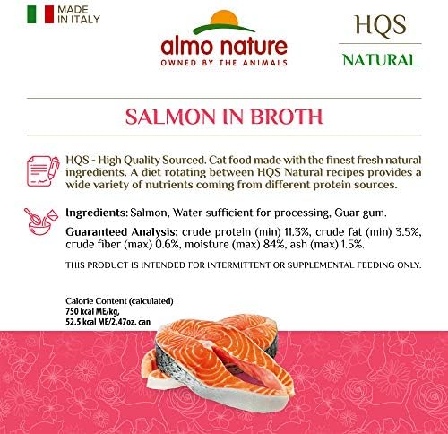 Almo Nature HQS Natural Made in Italy, Tahılsız, Katkısız, Yetişkin Kedi Konservesi Islak Mama. Her lokmada İtalya'nın tadı