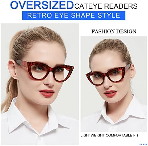 MARE AZZURO Retro Kedi Göz okuma gözlüğü Kadın Büyük Çerçeve Okuyucular 1.0 1.25 1.5 1.75 2.0 2.25 2.5 2.75 3.0 3.5 4.0 5.0