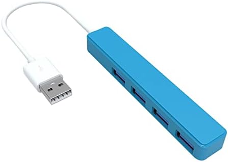 FFENFEI USB 2.0 Hub Splitter, USB Genişletici 4 Port USB Ultra Ince Veri Hub, USB 2.0 Hub 4-Port Veri Hub Splitter ile 5 V