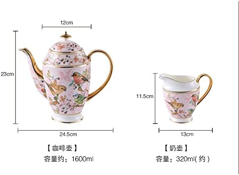 DGSJD İngiliz Kemik Çini İkindi Çayı çay seti, Fincan Ve çay tabağı, avrupa Seramik Kahve Seti, siyah Çay Bardağı, Düğün Hediyesi