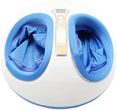NC ısı haddeleme yoğurma LED ekran hava basıncı rahatlatıcı Shiatsu bacak ayak masajı 110 V ABD Plug Mavi