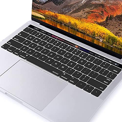 MOSISO Klavye Kapağı Dokunmatik Çubuklu MacBook Pro ile Uyumlu 13 ve 15 inç 2019 2018 2017 ( Model: A2159, A1989, A1990,
