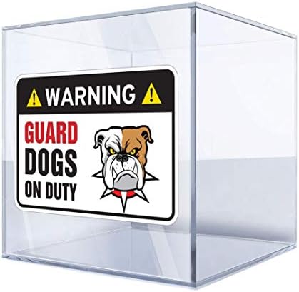 Çıkartmalar Etiketler Uyarı Nöbetçi Köpekler Görev İşareti 28 X 19