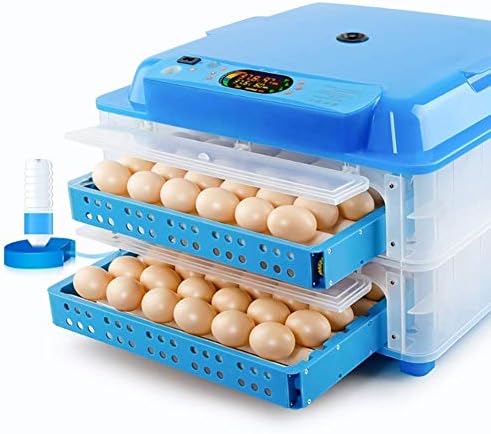 WUYUESUN Otomatik Yumurta-Dönüm Kuluçka, 128 Dijital Kümes Çıkım ile LED Ekran, Sıcaklık ve Nem Kontrolü, Tavuk Ördekler Kuş
