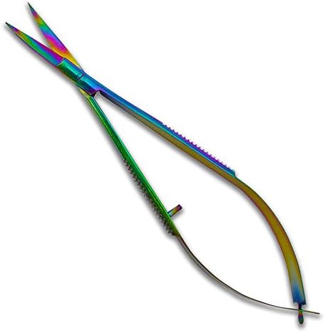 Kavisli Gökkuşağı Renkli Titanyum EZ Snips Ürün 738T