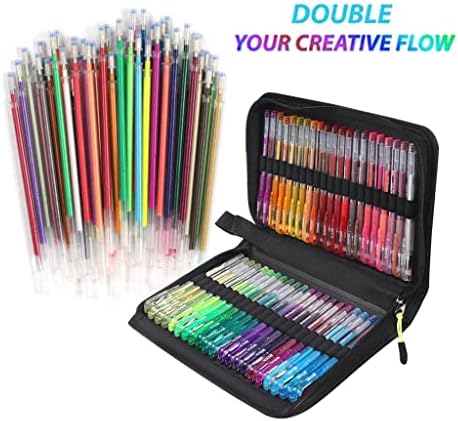 Newmind sanat malzemeleri 121Pcs benzersiz renkler Glitter jel kalemler Marker kalem seti yetişkin için