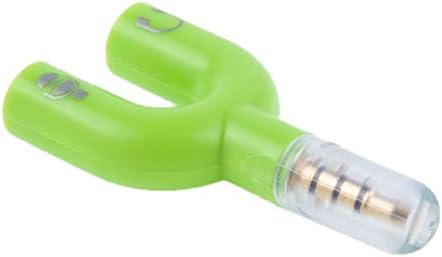 DDTAO 3.5 mm Stereo Erkek 3.5 mm Kulaklık ve Mikrofon Dişi Splitter Adaptörü (Siyah) (Renk : Yeşil)