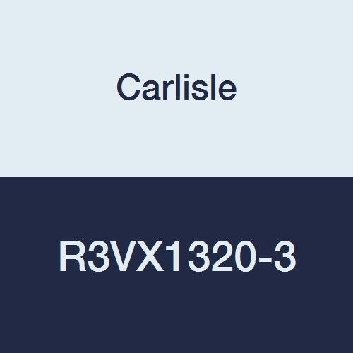 Carlisle R3VX1320-3 Kauçuk Güç Kama Dişli Bant Bantlı Kemer, 3 Bant, 3/8 Genişlik, 5/16 Kalınlık, 133.1 Uzunluk