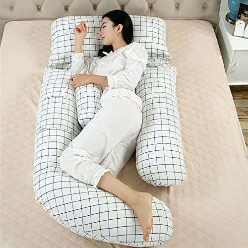 HOMİLLE G-Tipi hamile yastığı, Ayrılabilir Fermuarlı Kapaklı Hamile Uyku Yastığı, Temizlenmesi Kolay, Rahat