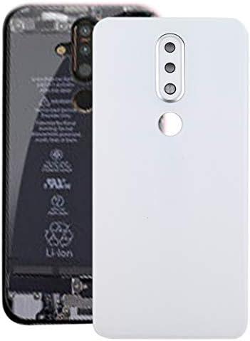PANTAOHUAUS Pil arka kapak için Kamera Lens ile Nokia X6 (2018) / 6.1 Artı TA - 1099 TA-1103 (Renk: Siyah)
