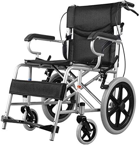 Rubicon (sadece 24 lb) Süper Hafif Taşıma Tekerlekli Sandalyesi. Kolay Seyahat, Kilitleme El Frenleri, Kullanıcı Dostu, Katlanır,