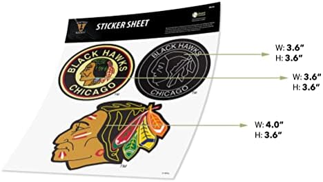 Chicago Blackhawks Takımı NHL Ulusal Hokey Ligi Sticker Vinil Çıkartması Dizüstü Su Şişesi Araba Karalama Defteri (Vintage