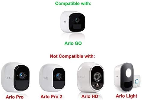 Arlo GO ile Uyumlu Silikon Kaplamalar, Akıllı Güvenlik Ev Kamerası, Arlo GO ve Arlo GO Akıllı Güvenlik Telsizsiz Kameralar