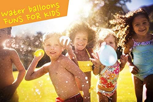 Su balonları Çocuklar için Kız Erkek Balonlar Set Parti Oyunları Hızlı Dolgu 444 Balonlar için Yüzme Havuzu Açık Yaz Eğlenceler