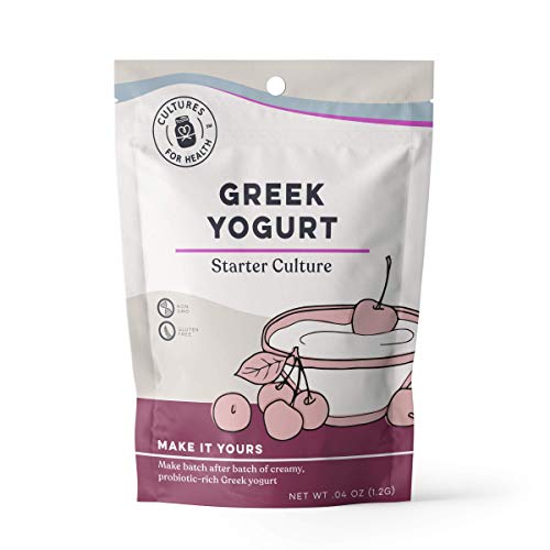 Yunan Yoğurt Başlangıç Kültürü / Sağlık için Kültürler / GDO'suz, Glutensiz / Tart Yapar, Kremalı Yunan Yoğurdu