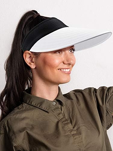 2 Parça Güneşlik Şapka Geniş Ağız Vizör Şapka Ayarlanabilir Büyük Ağız Yaz Plaj Kadınlar için Caps