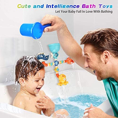 Yeni Yürümeye Başlayan Çocuklar için banyo oyuncakları Çocuklar 1 2 3 4 5 Yaşında Erkek ve Kız, Küvet Oyuncak Bebek Banyo DIY